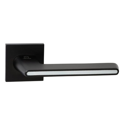Ручка раздельная ABRISS R21.190 MBP/WH черный матовый/белая вставка