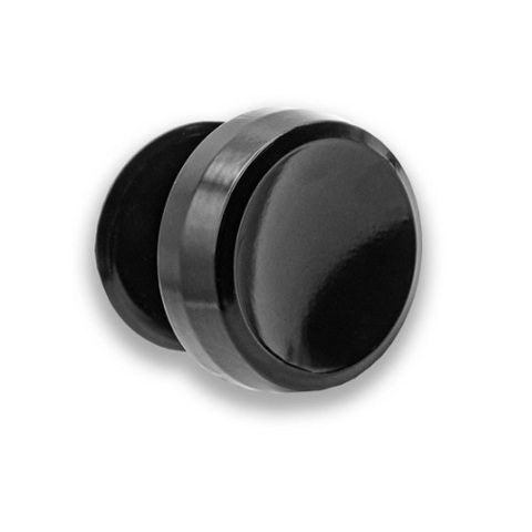 Ручка-кнопка металлическая РК-1 черная