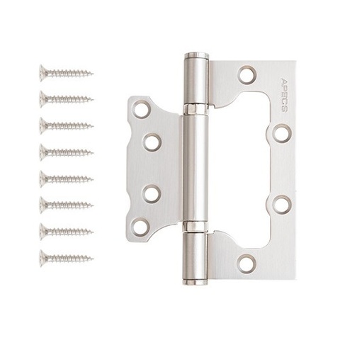 Петля дверная накладная APECS 100х75х2,5-B2 Steel NISM супер. мат.никель (1шт)