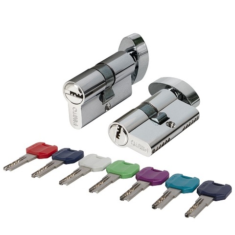 Цилиндровый механизм с вертушкой PUNTO MaxPro7002/70 mm (30+10+30) SSC сатин.хром 7кл. /61175/