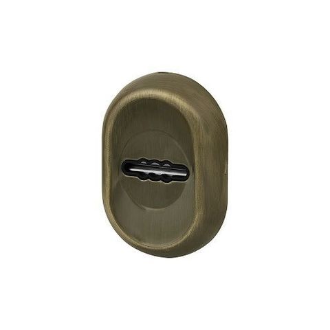 Накладка под сувальдный ключ FUARO ESC-13S с автомат. шторками AB бронза /38797/ (1 шт)