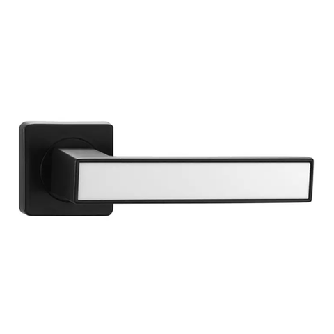Ручка дверная VANTAGE V52BL-2/WH AL BL/WH черный/белый
