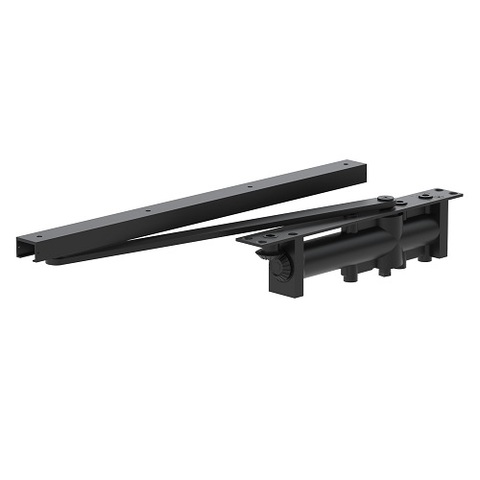 Доводчик дверной FUARO скрытой установки DCH2-06 BL до 120кг (черный) /63381/