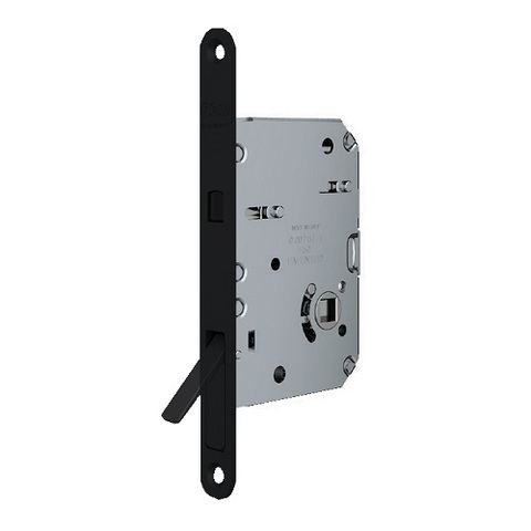 Замок межкомнатный для раздвижных дверей AGB SCIVOLA TRE WC B08981.50.93 (черный) /46373/