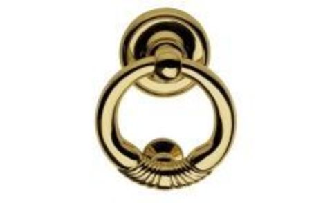 Дверное кольцо M.B.C. Margherita knocker 125 mm латунь /5905/