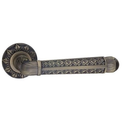 Ручка дверная RENZ 63-10 МAB "Альбино" (бронза матовая античная)