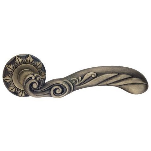 Ручка дверная RENZ 65-10 МAB "Паола" (бронза матовая античная)
