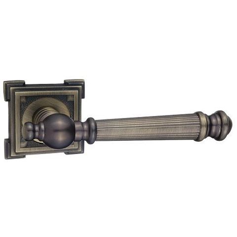 Ручка дверная RENZ 69-19 МAB "Валенсия" (бронза античная матовая)