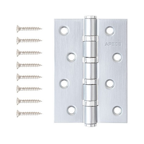 Петля дверная APECS 100x70-B4 Steel CRS сатин.хром (1шт)