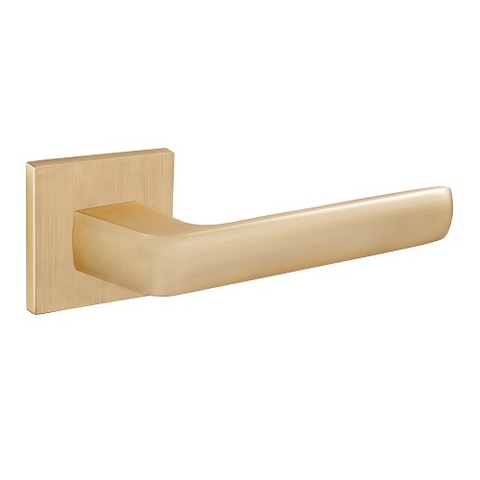 Ручка дверная PUERTO AL 542-03 SLIM SSG "Эспрессо" (золото матовое сатинированное)