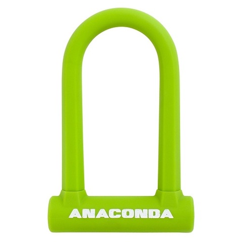 Замок навесной всепогодный АВАНГАРД АНАКОНДА Т608 ЗЕЛЕНЫЙ с креплением на раму (силикон)