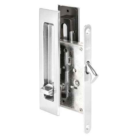 Защелка с ручками для раздвижных дверей PUNTO Soft LINE SLQ-011 CP хром /61885/