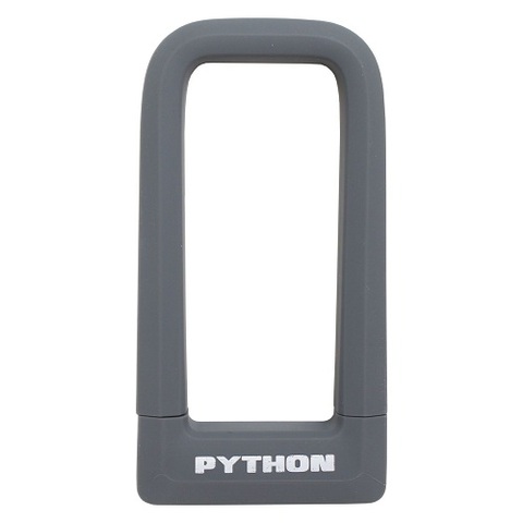 Замок навесной всепогодный АВАНГАРД ПИТОН 626 СЕРЫЙ с креплением на раму (силикон)