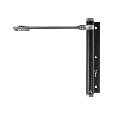 Доводчик дверной пружинный PUNTO SDC-1040 BL черный до 40 кг /63057/