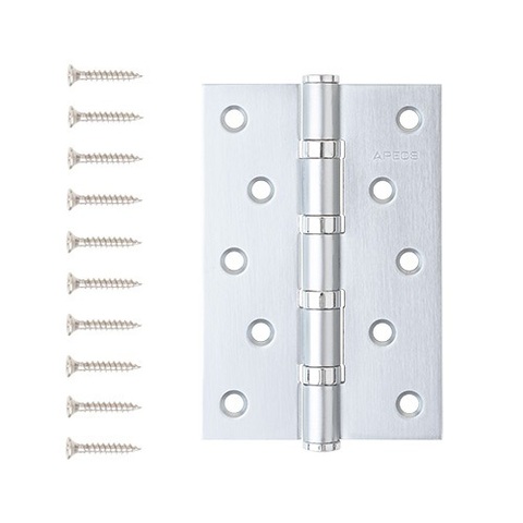 Петля дверная APECS 120x80-B4 Steel CRS сатин.хром (1шт)