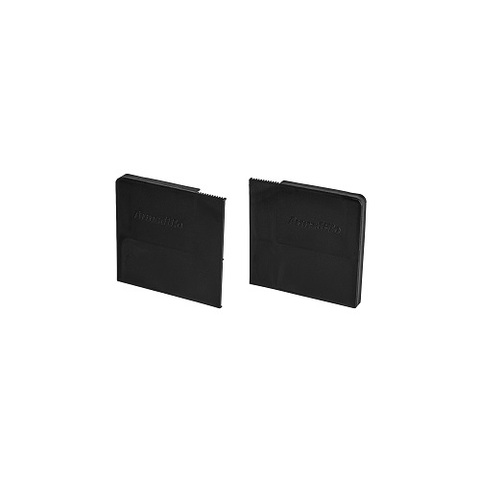 Торцевая заглушка ARMADILLO для верхней направляющей SLD.Comfort-PRO.END BL черный (2шт) /62291/