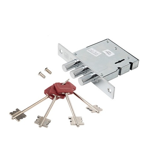 Замок врезной сувальдный AVERS T-47/S6 (ключ 60мм) 4кл. CR хром