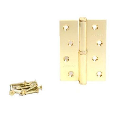Петля дверная APECS 100x70-B Steel G L золото левая (1 шт)