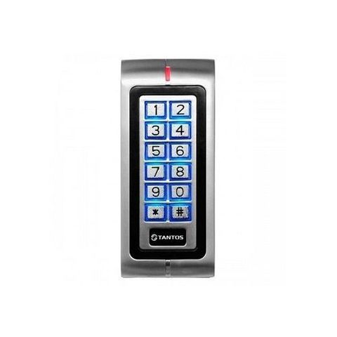 Кодонаборная панель со встроенным считывателем TANTOS TS-KBD-EM (серебро) IP66, пыле-влагозащита