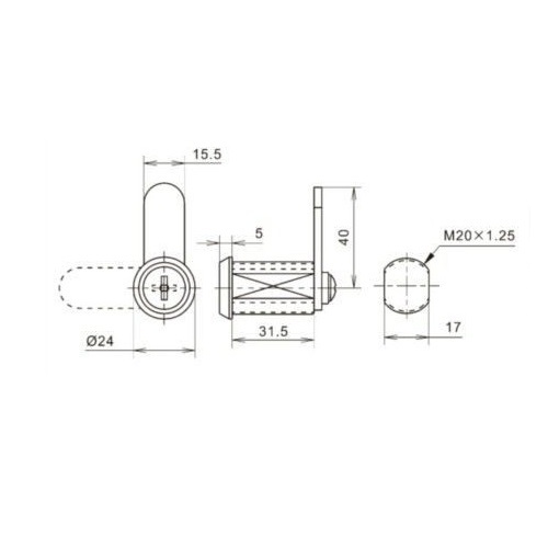 Замок почтовый EUROLOCK 4221C 32мм в откр. полож.ключ не вынем. 2 кл. -  цена, отзывы, характеристики в интернет магазине zamki34.ru в наличии - с  доставкой почтой РФ или курьерской службой