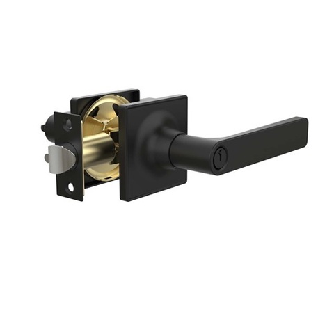 Ручка защелка PUNTO DK710 BL-ET (кл./фик.) черный /58419/