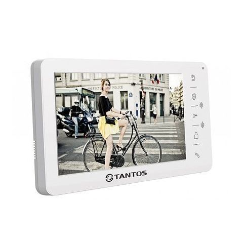 Монитор видеодомофона TANTOS Amelie (белый) с 7" дисплеем