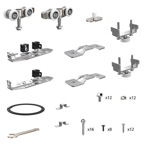 Комплект для раздвижных профильных дверей ARMADILLO SLD.Comfort-PRO SET 4 PROF synchron/80 /59261/