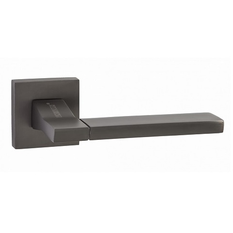 Ручка дверная PUERTO SLIM AL 524-03 MBN (матовый черный никель)