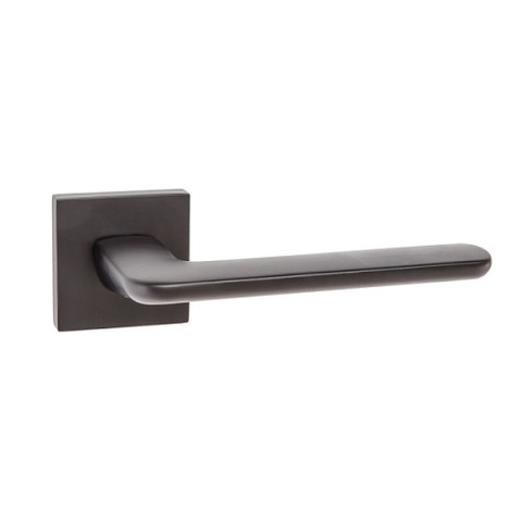 Ручка дверная RENZ 95-03 MBN "Лана" (матовый черный никель)