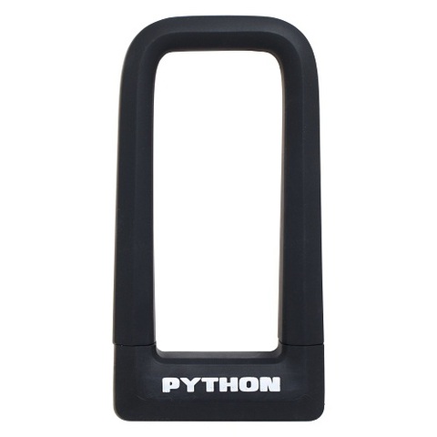 Замок навесной всепогодный АВАНГАРД ПИТОН 626 ЧЕРНЫЙ с креплением на раму (силикон)