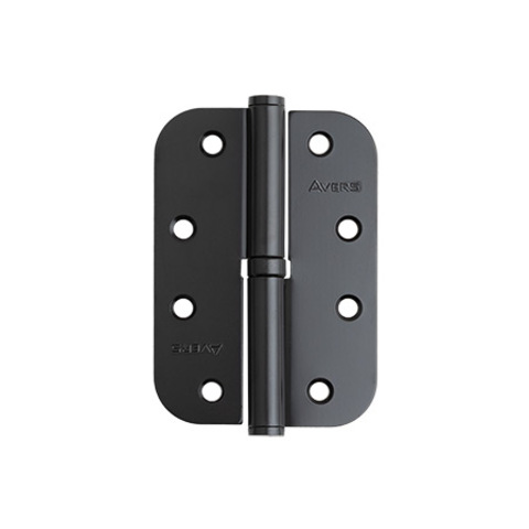 Петля дверная AVERS 100*70*2,5-B-R (R14) BLM черный правая (1шт)