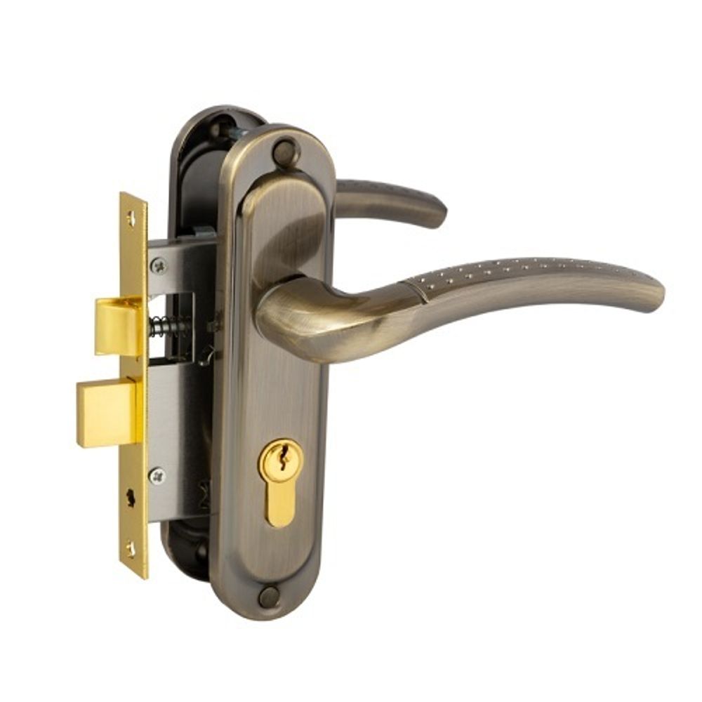 Замок врезной VETTORE 1126/60 AB бронза