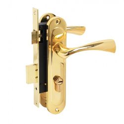 Замок врезной БУЛАТ ЗВ4-1.70.03.05 НОМОС золото