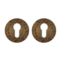 Накладка под цилиндр FUARO ET SM AB-7 мат.бронза /29591/