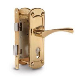 Замок врезной APECS 1423 G золото