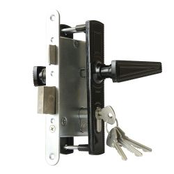 Замок врезной ДААЗ ЗВ4-3 черный