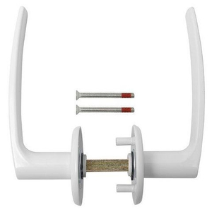 Ручка раздельная FUARO H-0661 WH белый/38111/