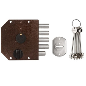 Замок накладной ГАРДИАН ЗВ 20.05 левый (5 кл. ЗК.503Н-02) ЗД без ответной планки. /120:50 /24917/