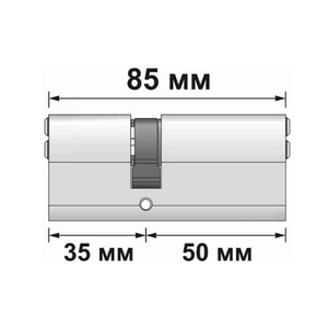 Цилиндровый механизм APECS SM-85 (35/50) G золото
