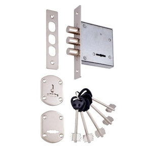 Замок врезной сувальдный VETTORE 1082 CP хром (дл. ключ)