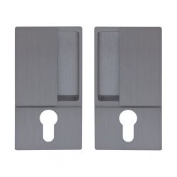 Ручка для раcпашных дверей AGB WAVE под цилиндр B30003.00.32 (мат.хром)