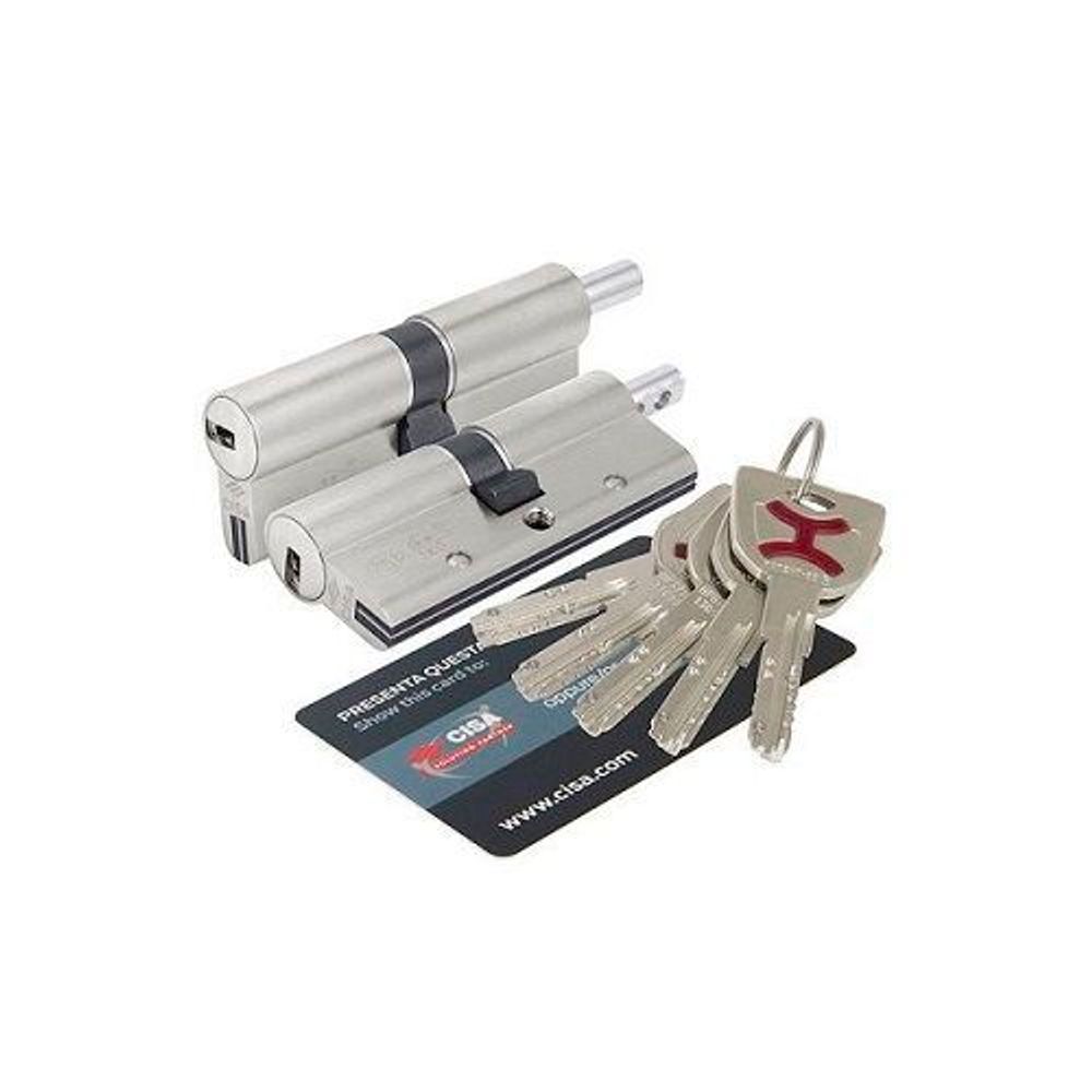 Цилиндровый механизм под вертушку CISA AP4S 0P3S2-29.12 (90 мм/40+10+40) SN /38303/