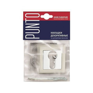 Накладка под цилиндр PUNTO ET QL SN/CP-3 мат.никель/хром /33119/