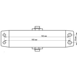 Доводчик дверной NOTEDO DC-080 black черный (60-120 кг)