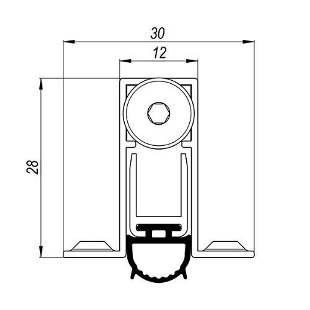 Автоматический порог ARMADILLO EASY CON ALETTE ASAL B4/430 /38541/