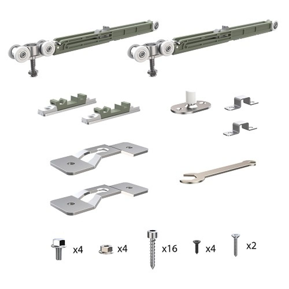 Комплект для раздвижных дверей ARMADILLO SLD.Comfort - PRO SET 2 PROF soft close/80 /49571/