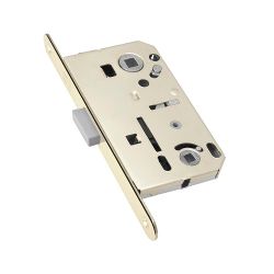 Замок межкомнатный магнитный BONAITI под WC B-FORTY N62 никель, планка 190 мм /38953/