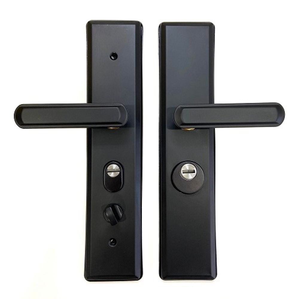 Ручка на китайскую дверь 002A-5 черный (универсальная)