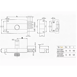 Замок накладной KALE KILIT 157 C ЗМ