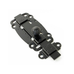 Задвижка дверная НОЭЗ ЗД-100-Пл черный матовый